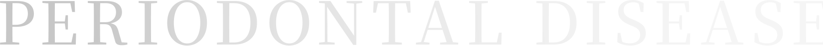 PERIODONTAL DISEASE