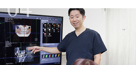 歯周病で歯を失った方の機能回復もサポート